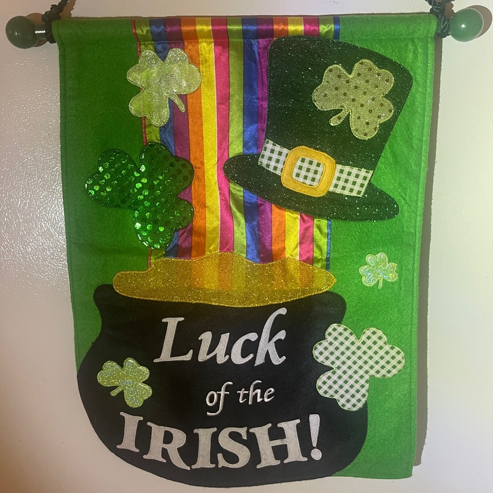 St Patrick’s Day Flag “Luck of The Irish”